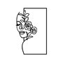 Wallity Flower Woman - M Negro